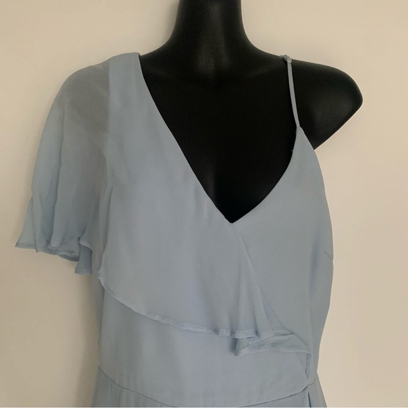 NWT Adelyn Rae Rita Asymmetrical Dress Baby blue - Picture 7 of 10